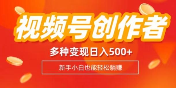视频号创作者计划，多种变现方式，日入500+【内附1080g视频素材】-179创客网
