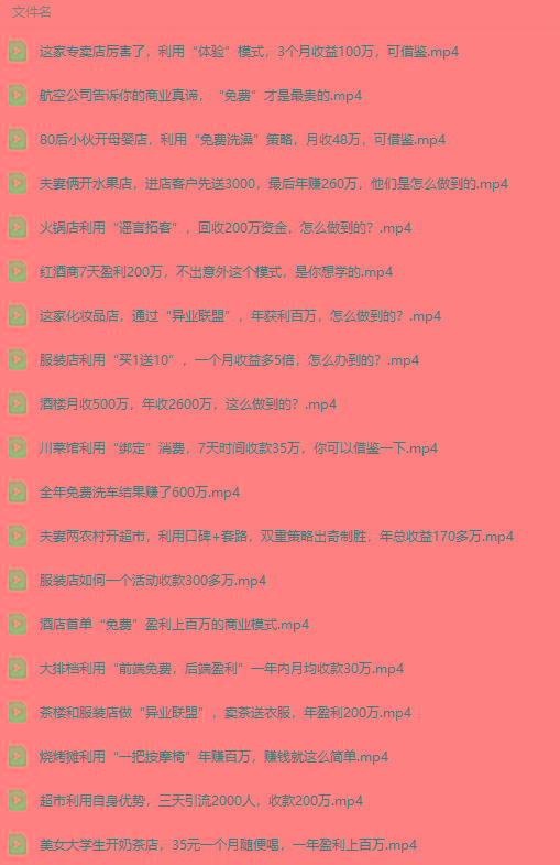 图片[5]-(9607期)真实有效391套商业模式，年入几十到几百万案例解析(电子书+视频+图文)-179创客网