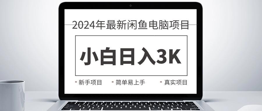 2024最新闲鱼卖电脑项目，新手小白日入3K+，最真实的项目教学-网创资源