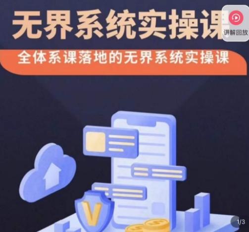 老衲·无界系统实操课，全体系落地无界改版后选择、出价、高投产做付费引流-179创客网