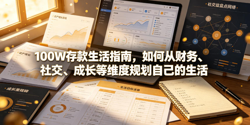 付费文章：100W存款生活指南，如何从财务、社交、成长等维度规划自己的生活-179创客网