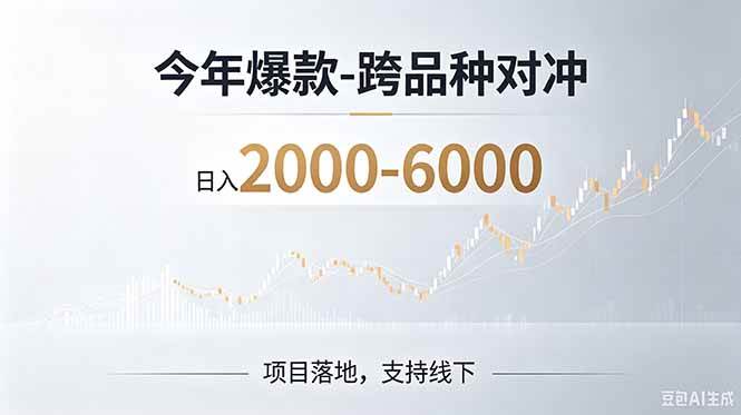 （19150期）2026创业新风口—跨品种对冲震撼首发！日收益2000-6000+，项目绿色长久，安全稳健-179创客网