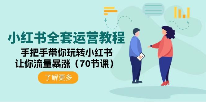 (9624期)小红书全套运营教程：手把手带你玩转小红书，让你流量暴涨(70节课)-179创客网