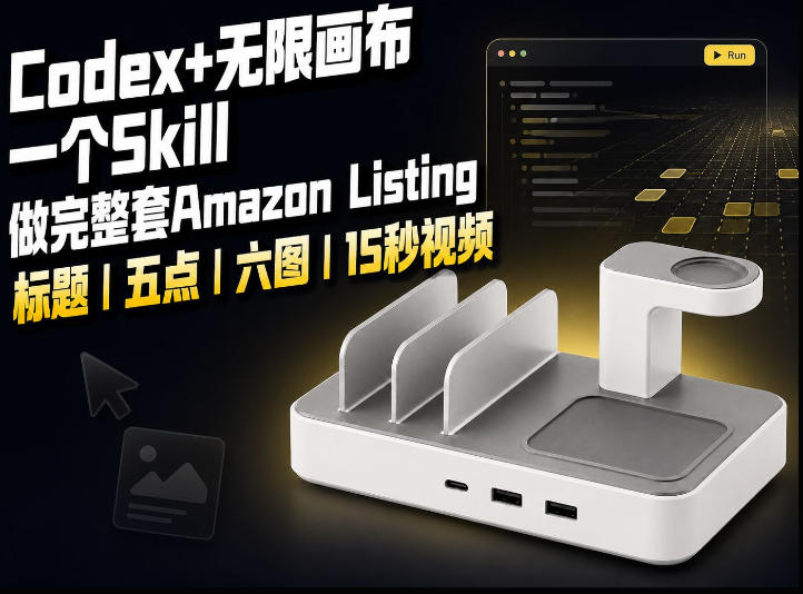 我用一个Codex Skill做完Amazon Listing：标题、五点、六图和视频全流程-179创客网