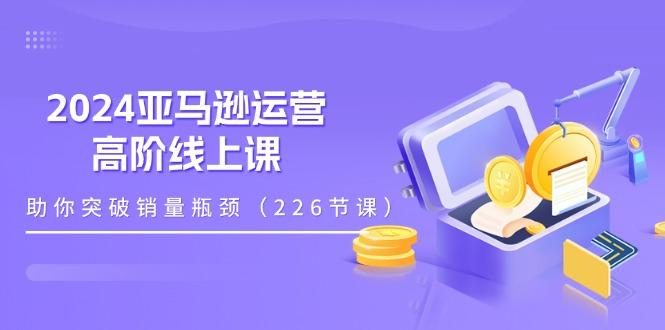 2024亚马逊运营-高阶线上课，助你突破销量瓶颈(228节课-179创客网