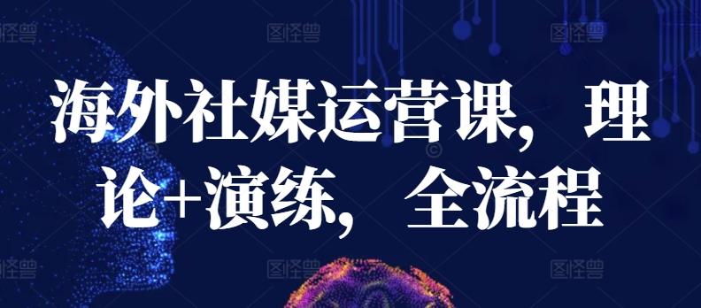 海外社媒运营课，理论+演练，全流程-179创客网