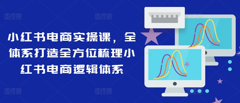 小红书电商实操课，全体系打造全方位梳理小红书电商逻辑体系-179创客网