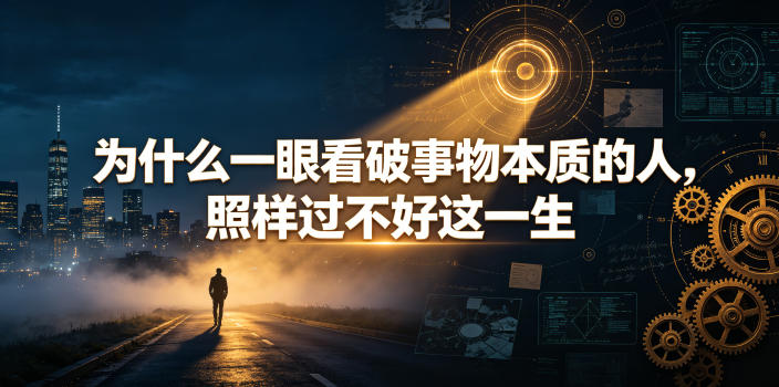 付费文章：为什么一眼看破事物本质的人，照样过不好这一生-179创客网
