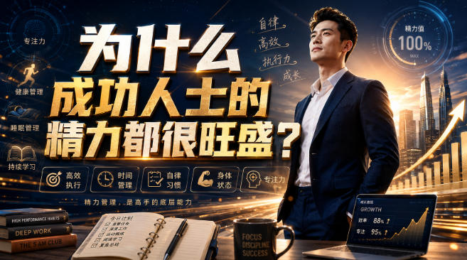 付费文章：为什么成功人士的精力都很旺盛？-179创客网