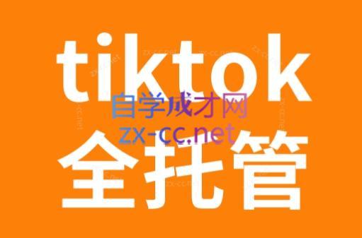TikTok跨境电商全托管运营模式精品课-179创客网