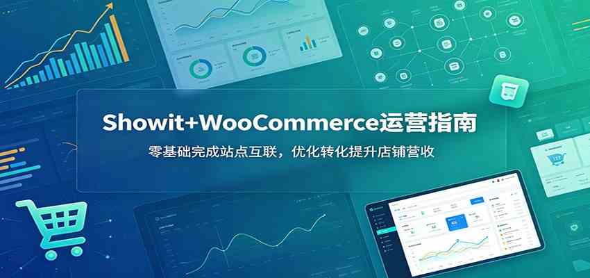 Showit+WooCommerce运营指南：零基础完成站点互联，优化转化提升店铺营收-179创客网