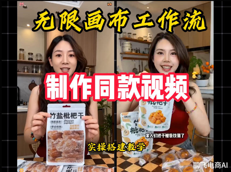 无限画布工作流一键复刻爆款带货视频，实操搭建，操作简单-179创客网