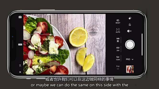iPhone 美食摄影-掌握美食摄影造型-构图和编辑艺术-21节课-中英字幕-179创客网