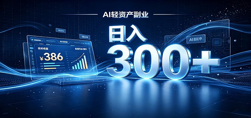 2026 AI轻资产风口，Token中转站小白可入局，日入300+-179创客网
