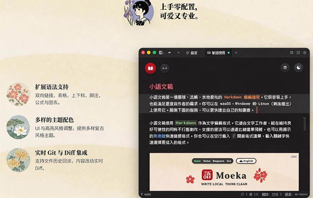 （20128期）让人眼前一亮的国产 Markdown 编辑器！本地离线高性能知识记录工具，免费免登录使用 小语文稿