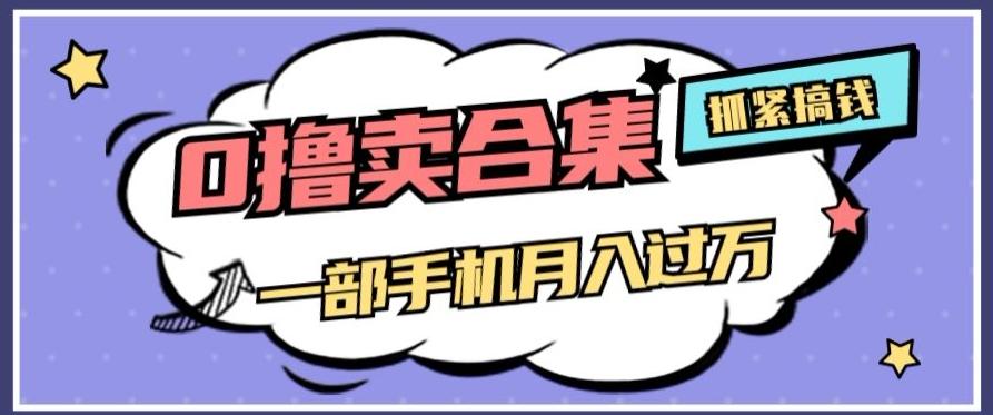 0撸项目月入过万，售卖全套ai工具合集，一单29.9元，一部手机即可【揭秘】-179创客网