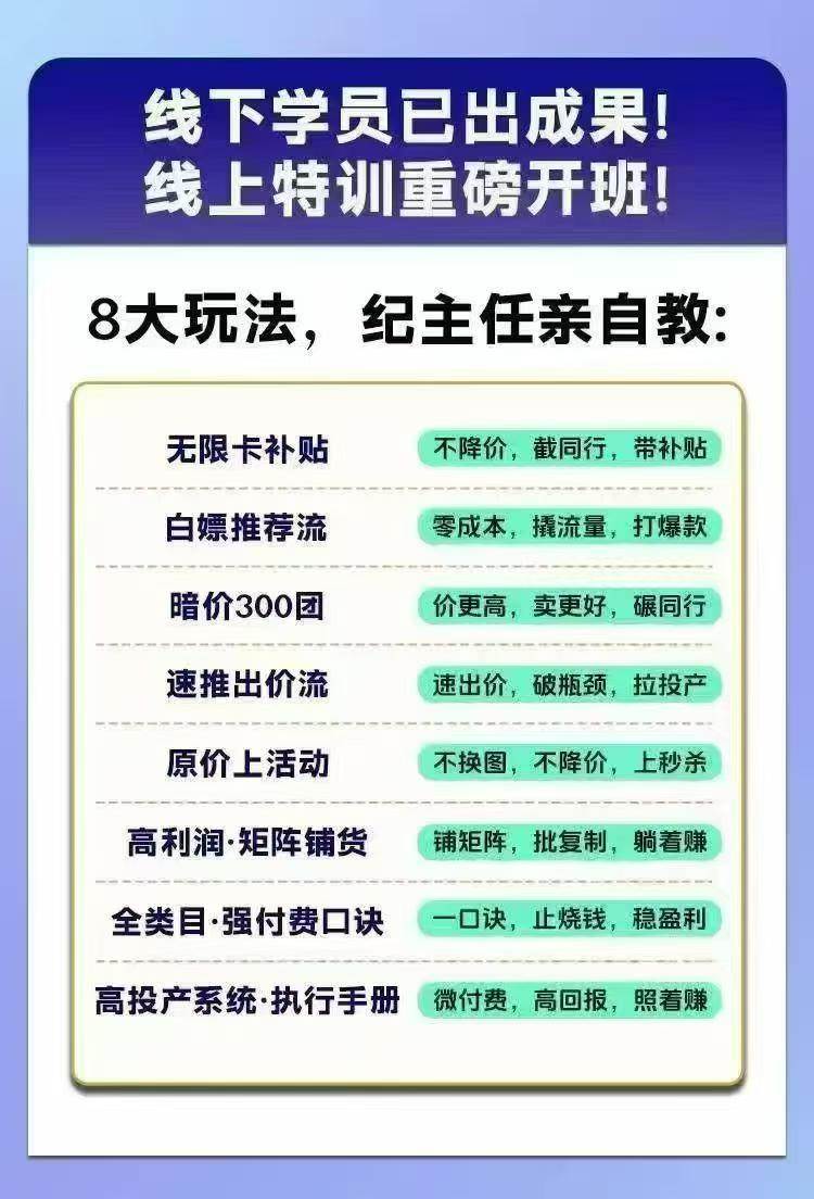 （19744期）拼多多实战特训营(更新2026年)：不管是新手入门或老商家冲量，都有实操方法，跟着学，少走弯路