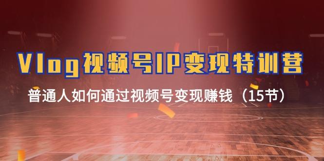 Vlog 视频号IP变现特训营，普通人如何通过视频号变现赚钱(15节-179创客网