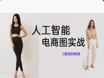 人工智能SD电商图实战，ai绘图0基础到精通-179创客网