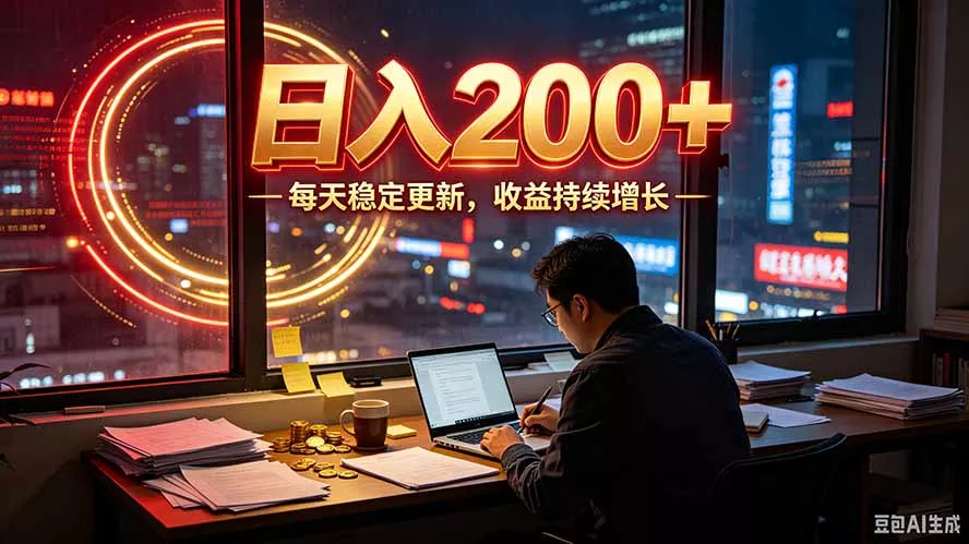 番茄达人变现新玩法，全自动运行 每日300+-179创客网