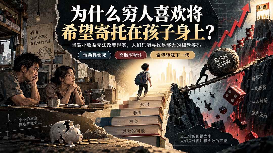 （20318期）社群精品文章：为什么穷人喜欢将希望寄托在孩子身上？-179创客网