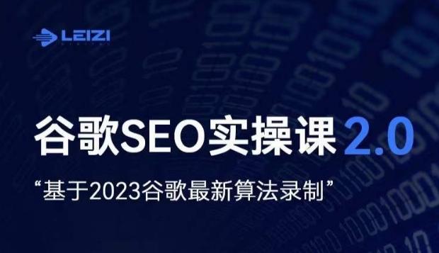 雷子·谷歌SEO 2.0实战课，独立站询盘自由必备，基于2023谷歌最新算法录制-179创客网