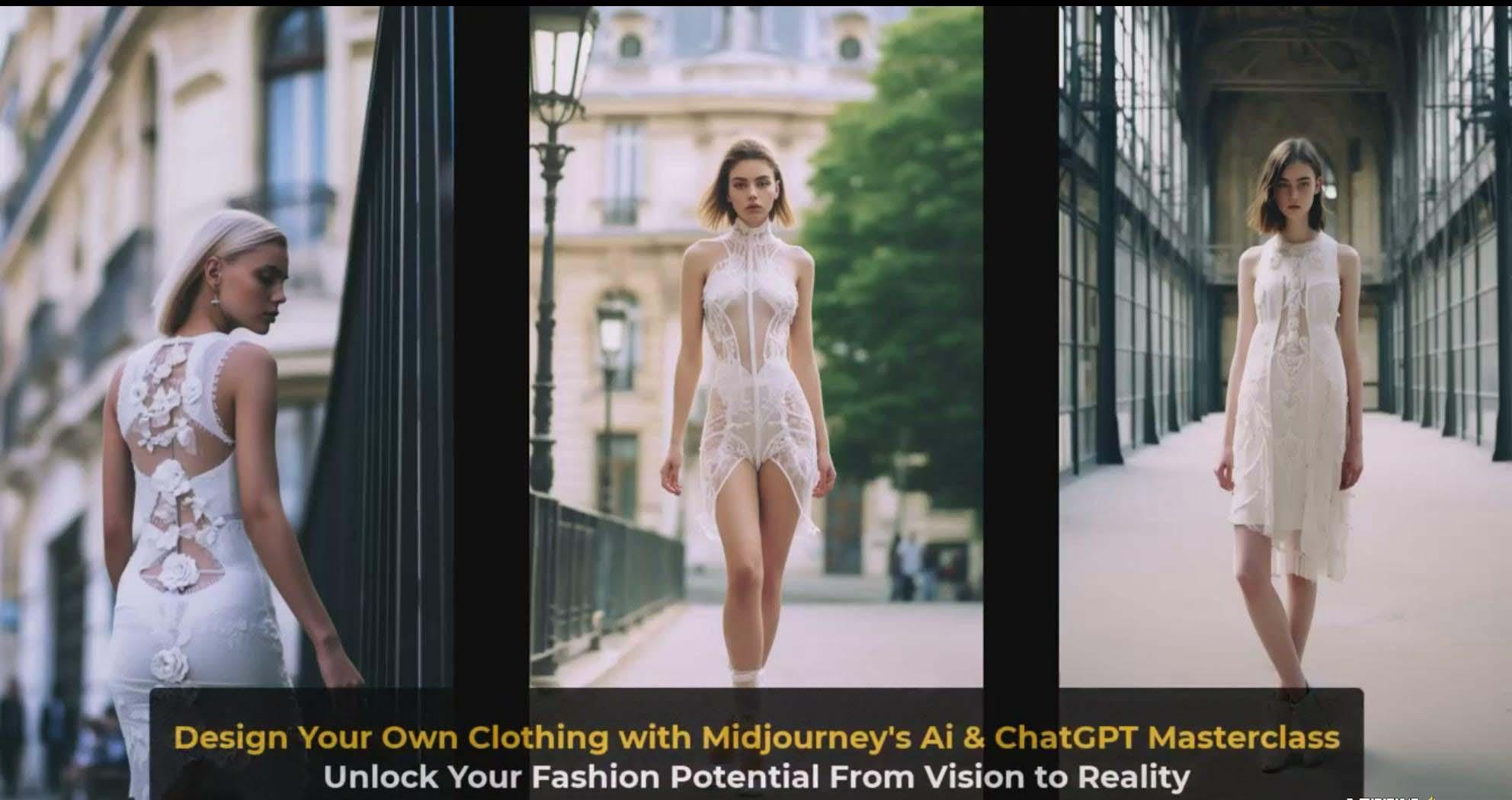 图片[4]-利用 Midjourneys Ai 人工智能设计自己的服装AI大师班-10节课-中英字幕-网创资源