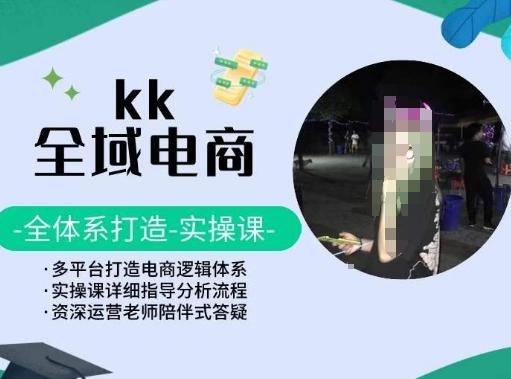 KK全域电商，全体系打造实操课，多平台打造电商逻辑体系-179创客网