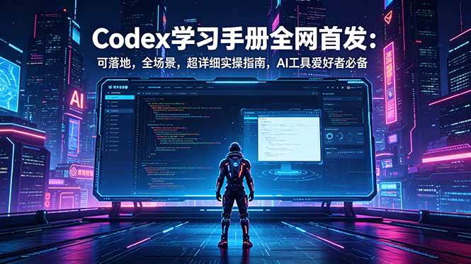 （18871期）Codex学习手册全网首发：可落地，全场景，超详细实操指南，AI工具爱好者必备-179创客网