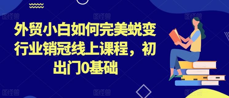外贸小白如何完美蜕变行业销冠线上课程，初出门0基础-179创客网