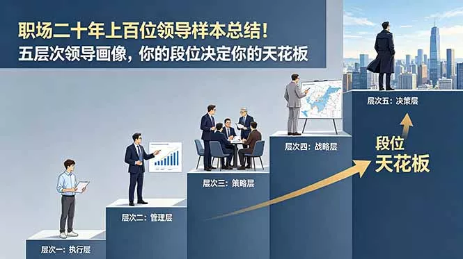 付费文章：职场二十年上百位领导样本总结！五层次领导画像，你的段位决定你的天花板-179创客网