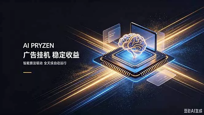 AI Pryzen 广告挂机｜24小时自动跑，日入300-500，新手零门槛-179创客网