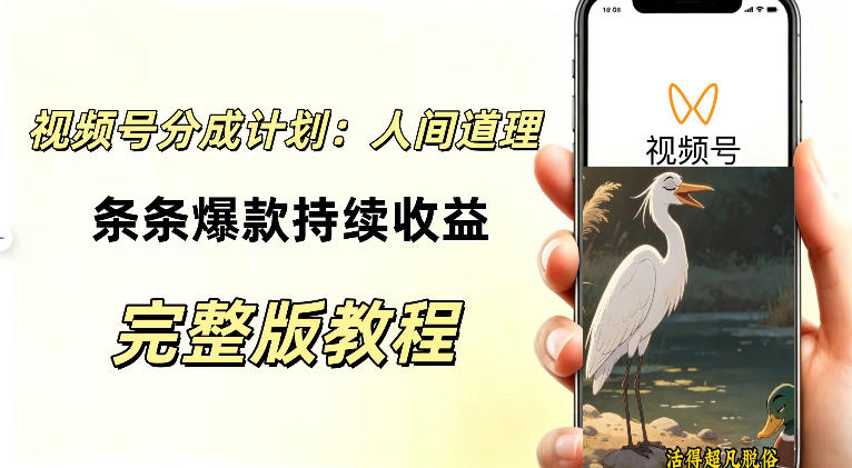 视频号新玩法之AI动漫画风励志视频，不用会画画、不用拍摄，持续化收益，详细拆解-179创客网