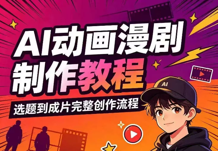 AI动画漫剧制作教程，从选题构思、分镜文案、AI绘图配音到剪映成片的完整创作流-179创客网