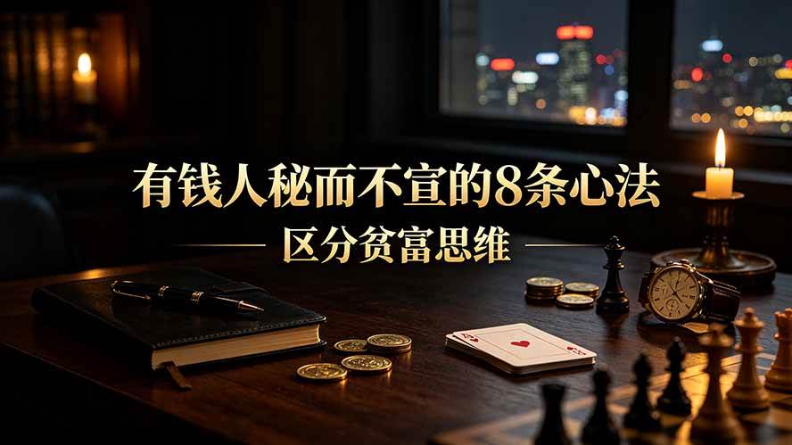 （19413期）付费文章：有钱人秘而不宣的8条心法｜区分贫富思维-179创客网
