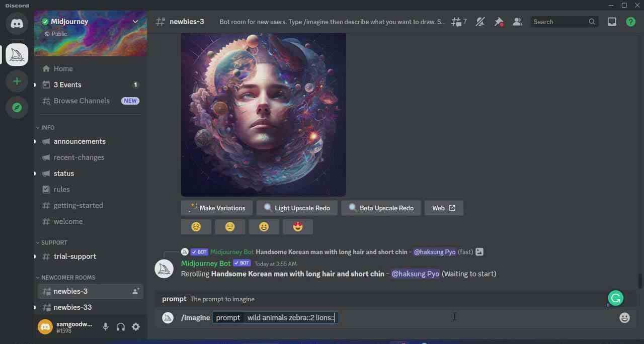 Midjourney AI人工智能艺术图片从入门到高级创作教程-33节课-中英字幕-179创客网