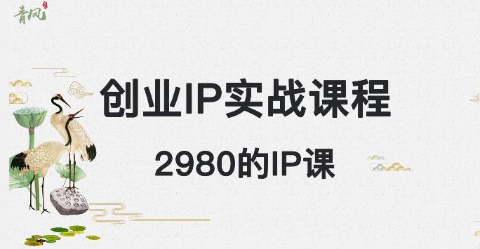 外边卖2980的创业IP课程，做私域月入5w+-179创客网