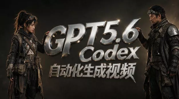 GPT5.6+Codex自动化视频生成：提示词设计×角色设定×封面海报×工作流思路，高效产出AI视频-179创客网