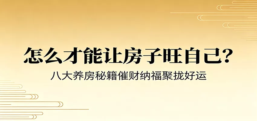 付费文章《怎么才能让房子旺自己？》八大养房秘籍催财纳福聚拢好运-179创客网