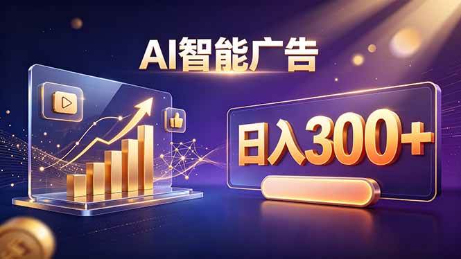 （20233期）不露脸、不直播，AI 智能广告日入 300 + 是怎么做到的？-179创客网