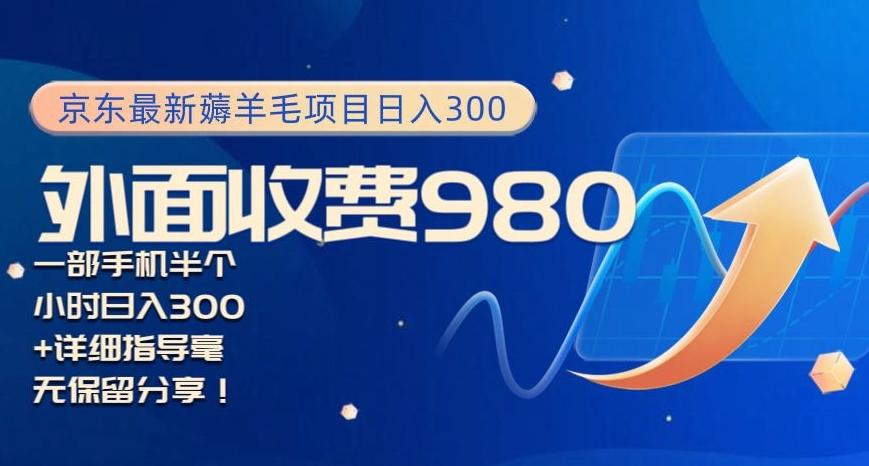 京东最新薅羊毛项目小白怎么做到日入300+一部手机半小时搞定-179创客网