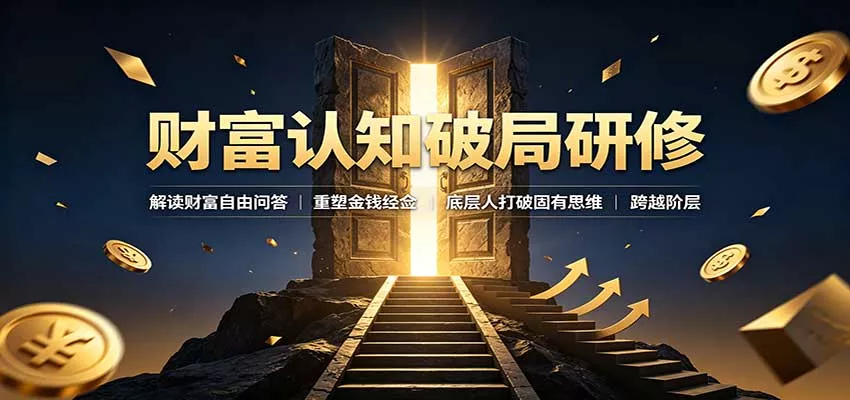 财富认知破局研修：解读”孙割”，重塑金钱观念，底层人打破固有思维跨越阶层-179创客网