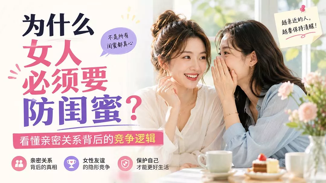付费文章：为什么女人必须要防闺蜜？看懂亲密关系背后的竞争逻辑-179创客网